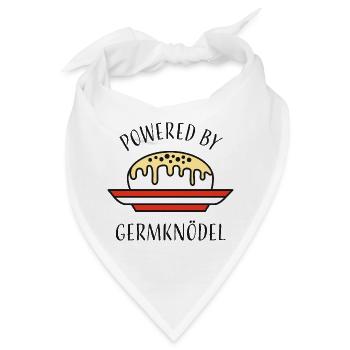 Powered by Germknödel - Bandana - Weiß - Vorne