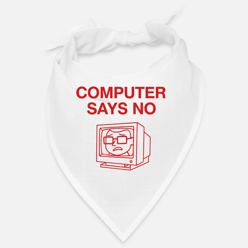 Retro Computer Says No Design Bandana