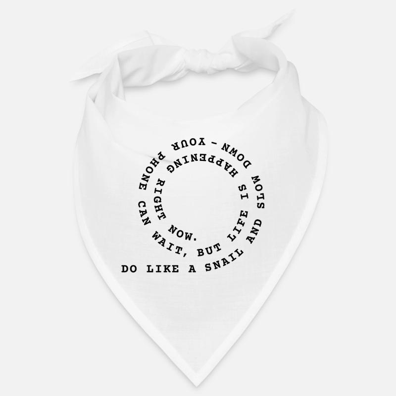 Do like a snail Bandana