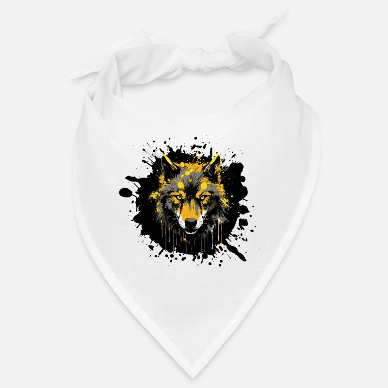 Faune de Wolf Klecks Bandana
