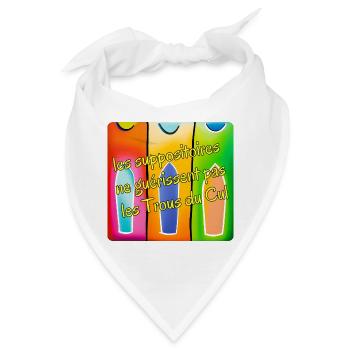 Suppo.FR - Bandana - Weiß - Vorne