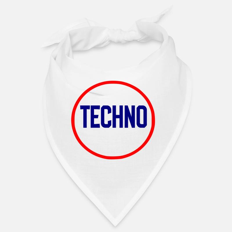 Techno Pulse Circle Logo Bandana