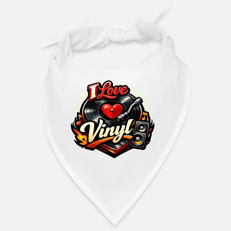 Ich liebe Vinyl Bandana
