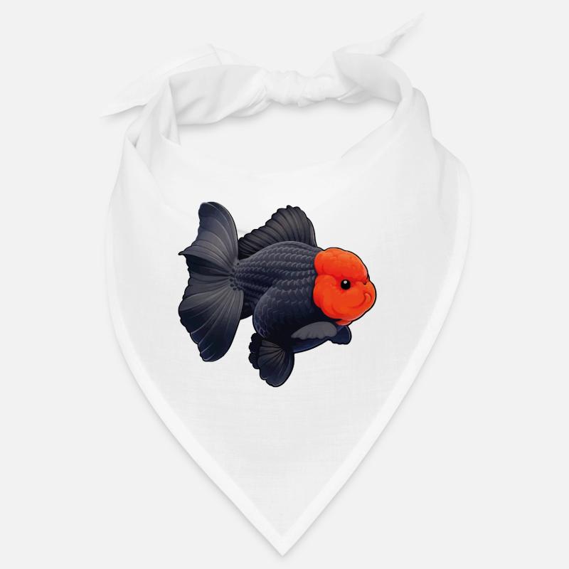 Grade Black Oranda with Red Head HQ Goldfish Bandana