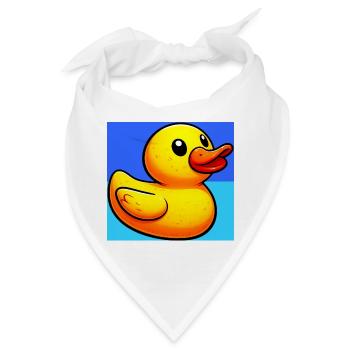 Ente Ente Ente Ente Ente - Bandana - Weiß - Vorne