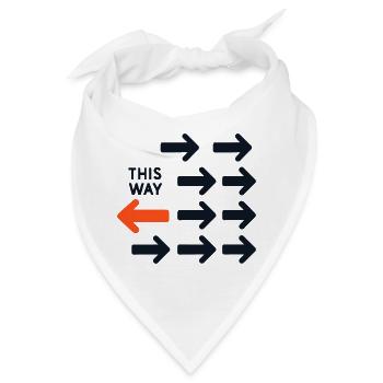 Invertierter Pfeil gegen das aktuelle Design So Tot - Bandana - Weiß - Vorne