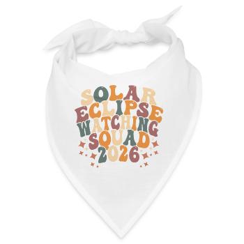 Solar Eclipse Squad 2026 - Bandana - Weiß - Vorne