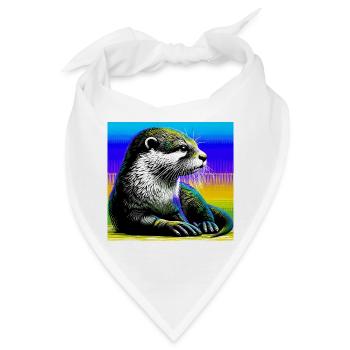 Otter - Bandana - Weiß - Vorne