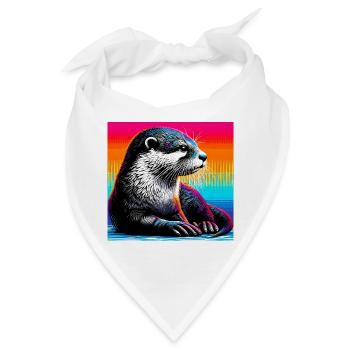 Otter - Bandana - Weiß - Vorne