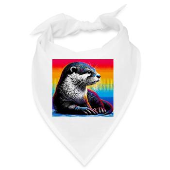 Otter - Bandana - Weiß - Vorne