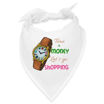Shopping Abenteuer - Bandana - Weiß - Vorne