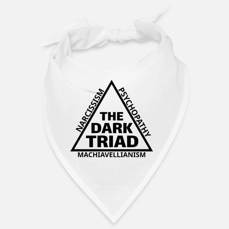 Triangle de mème de la Triade Sombre Design Minimal Bandana