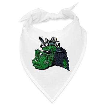 1531_crazy_horns - Bandana - Weiß - Vorne