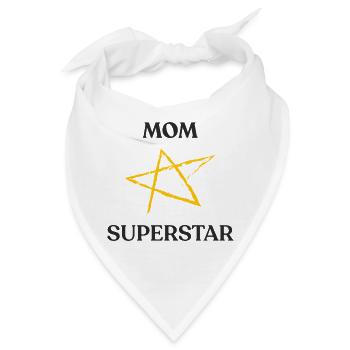 Mama SUPERSTAR - Bandana - Weiß - Vorne