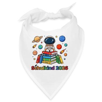 Astronaut im Lernstack 2026 - Bandana - Weiß - Vorne