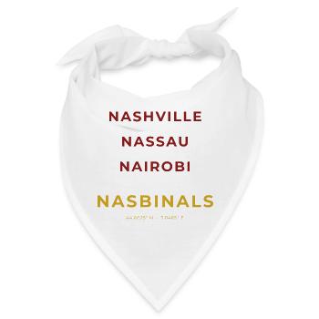 Nasbinals Lozère - Nashville - Nassau - Nairobi - Bandana - Weiß - Vorne