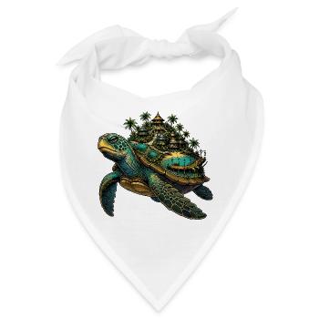 Schildkröteninsel Resort - Bandana - Weiß - Vorne