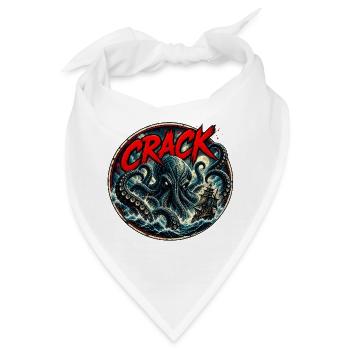 Das Knacken der Meere - Bandana - Weiß - Vorne