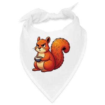 Eichhörnchen Eichhorn Eichhörnchenliebhaber Nager - Bandana - Weiß - Vorne