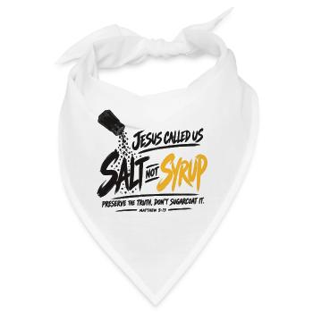 Graffiti-Skript-Burst-Logo - Bandana - Weiß - Vorne