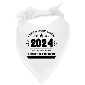 Jahrgang 2024 - Bandana - Weiß - Vorne