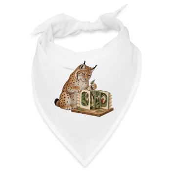 Luchs bastelt ein Wald-Tunnelbuch - Bandana - Weiß - Vorne
