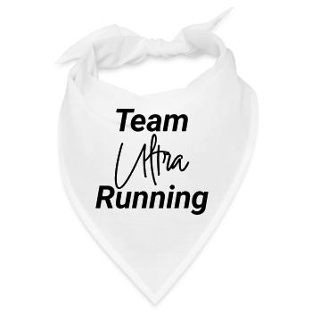 Team Ultra Running Laufen Shirt - Bandana - Weiß - Vorne