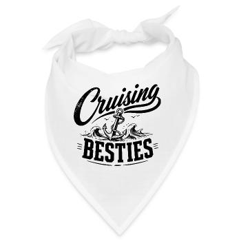Cruising Besties - Bandana - Weiß - Vorne