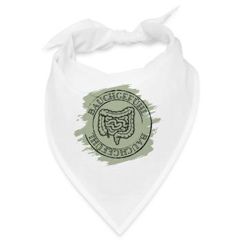 Bauchgefühl - Bandana - Weiß - Vorne
