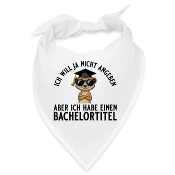 Bachelortitel Will nicht angeben Bachelorabschluss - Bandana - Weiß - Vorne