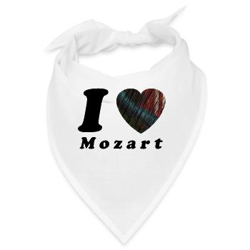 Mozart - Bandana - Weiß - Vorne