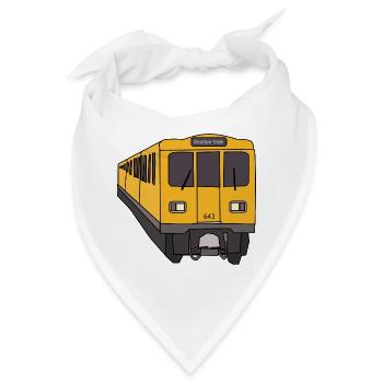 U1 U-Bahn - Bandana - Weiß - Vorne