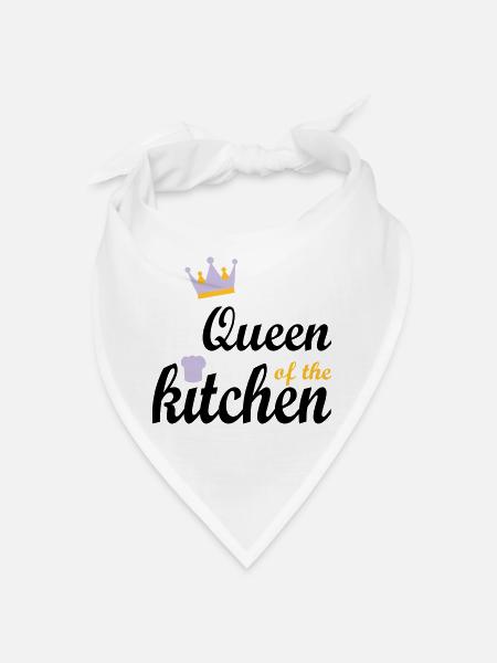 cuisine - Bandana - blanc