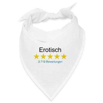 Erotisch mit Bewertung - Bandana - Weiß - Vorne