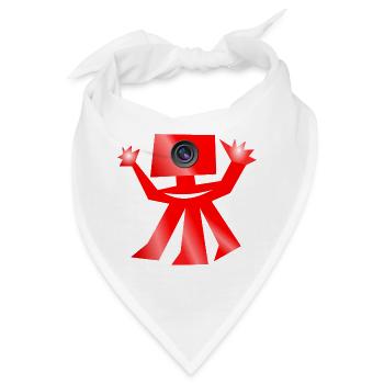 Blitzer Monster Laser Radar - Bandana - Weiß - Vorne