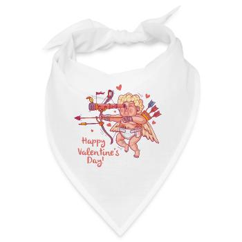 Armor mit Pfeil und Bogen verbreitet Liebe - Bandana - Weiß - Vorne