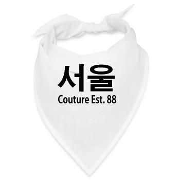 Seoul Couture Est. 88 - Bandana - Weiß - Vorne