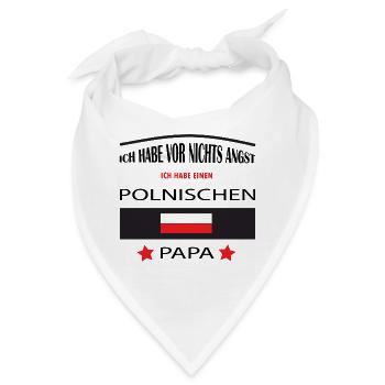 POLNISCHER PAPA - Bandana - Weiß - Vorne