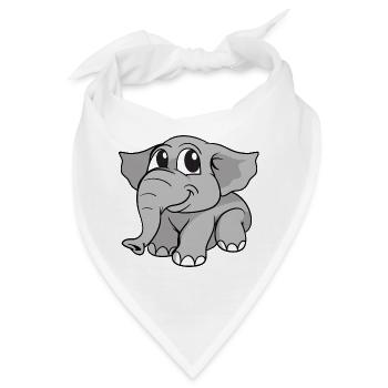 Elephant Elefant - Bandana - Weiß - Vorne