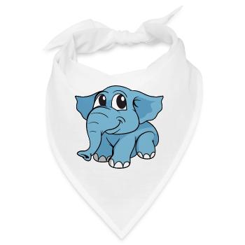 Elephant Elefant - Bandana - Weiß - Vorne