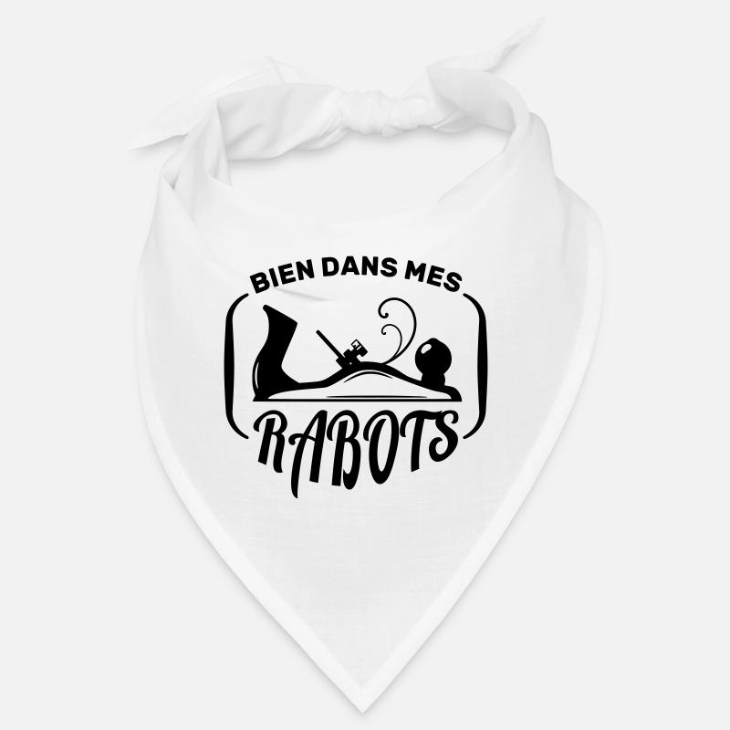 Menuisiers et Ébénistes bien dans ses rabots - Bandana - blanc