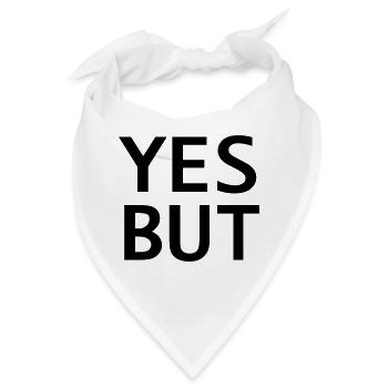 Ja aber - Bandana - Weiß - Vorne