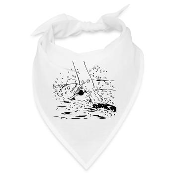 Schwimmerin - Bandana - Weiß - Vorne