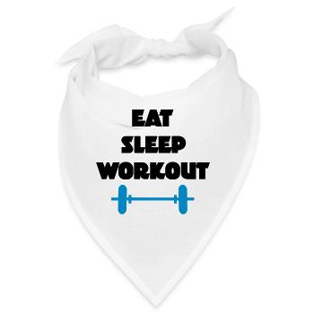 workout - Bandana - Weiß - Vorne