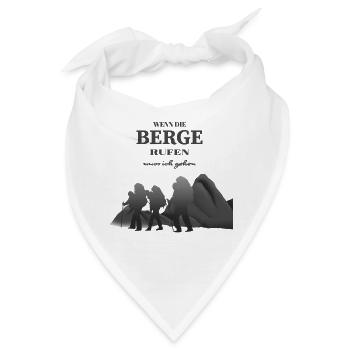Bergsteigen - Bandana - Weiß - Vorne
