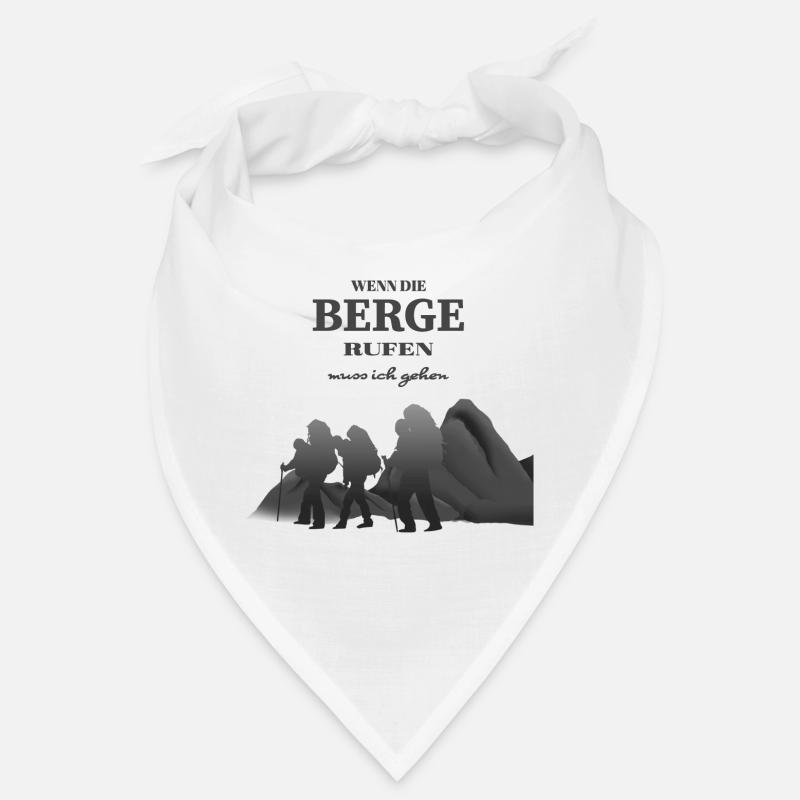 Bergsteigen - Bandana - Weiß