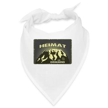 Grimming Heimat - Bandana - Weiß - Vorne