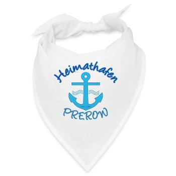 Heimathafen Prerow - Bandana - Weiß - Vorne