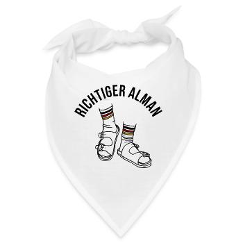 Richtiger Alman - Bandana - Weiß - Vorne