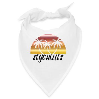 Seychellen - Bandana - Weiß - Vorne
